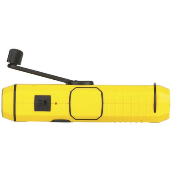 4-in-1 手回し式緊急ダイナモ充電器（ラジオ・懐中電灯付き）